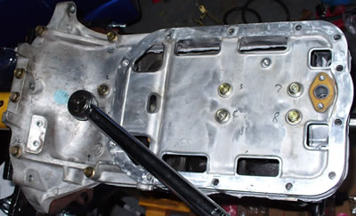 (image for) Mazda OEM Main Bearing Support Plate w/ turbo return Mazdaspeed Protege