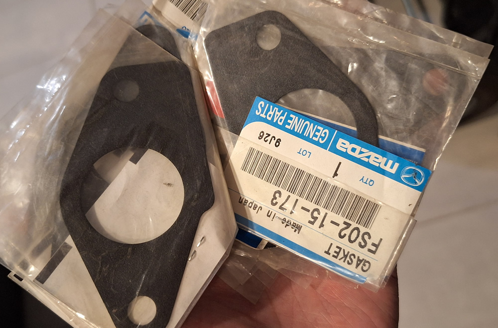 (image for) OEM Mazda Thermostat Housing Gasket Mazdaspeed Protege